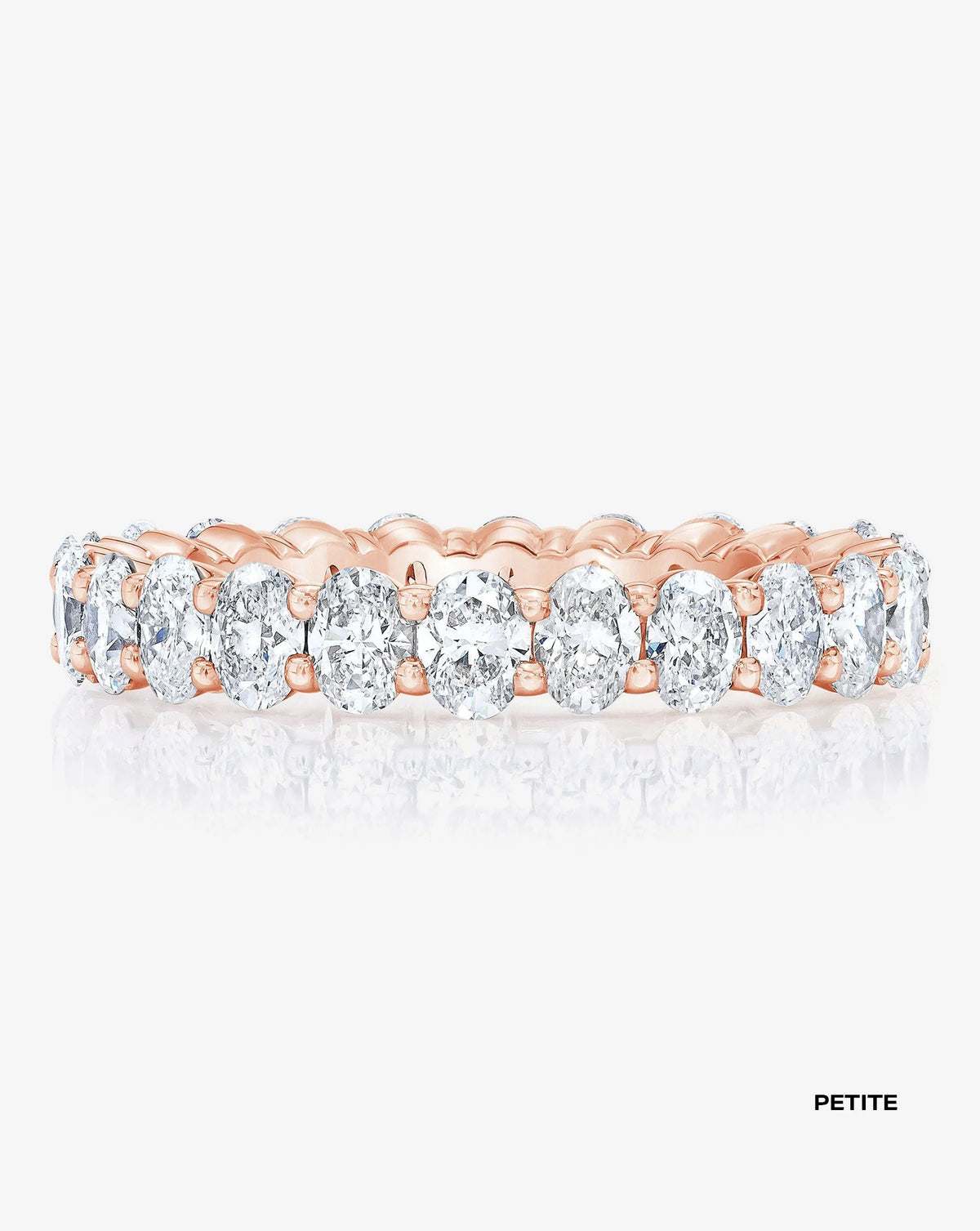Lab Grown Oval Diamond Eternity Band