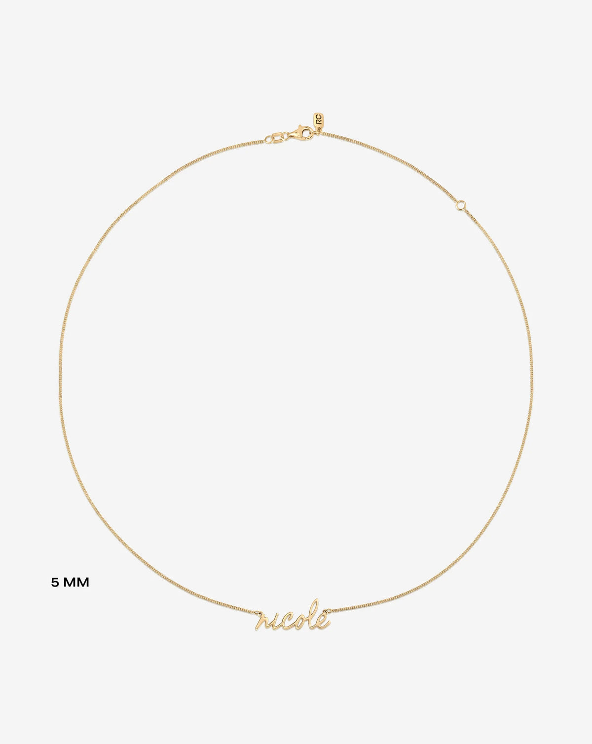 Personalized Script Name Necklace