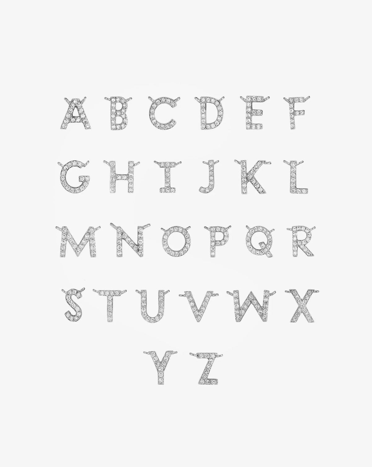 Diamond Initial Necklace