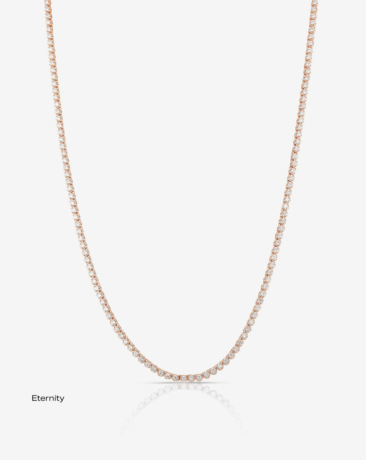 Mini Diamond Tennis Necklace