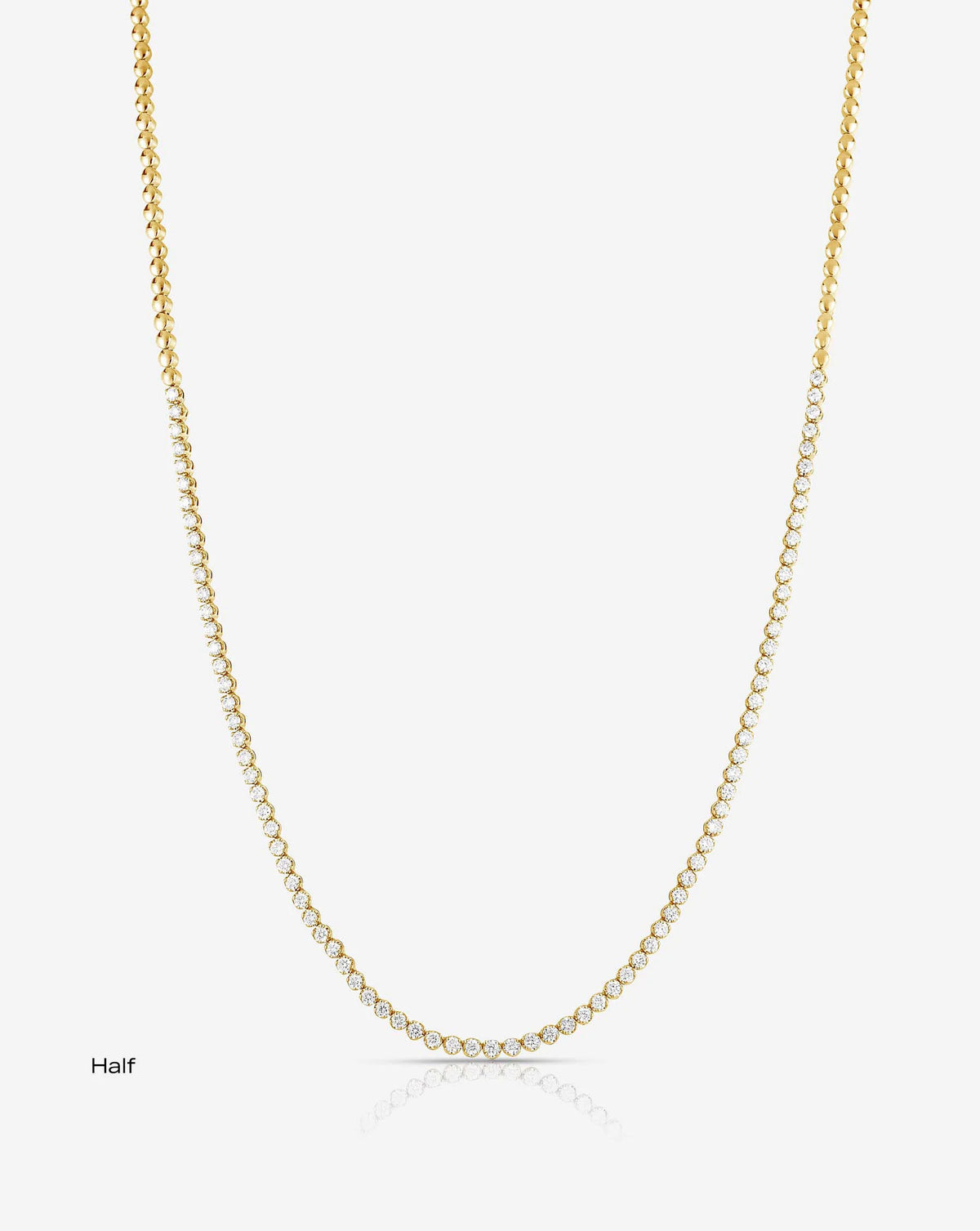Mini Diamond Tennis Necklace