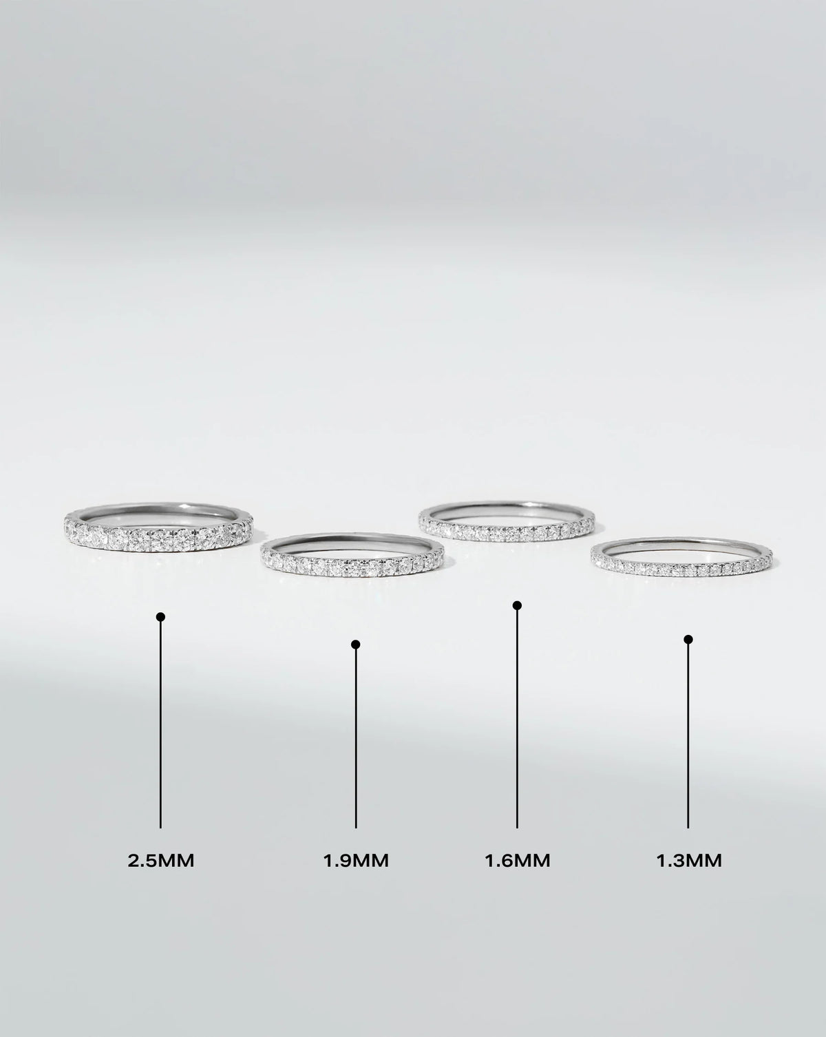 Perfect Pavé Diamond Ring | Platinum