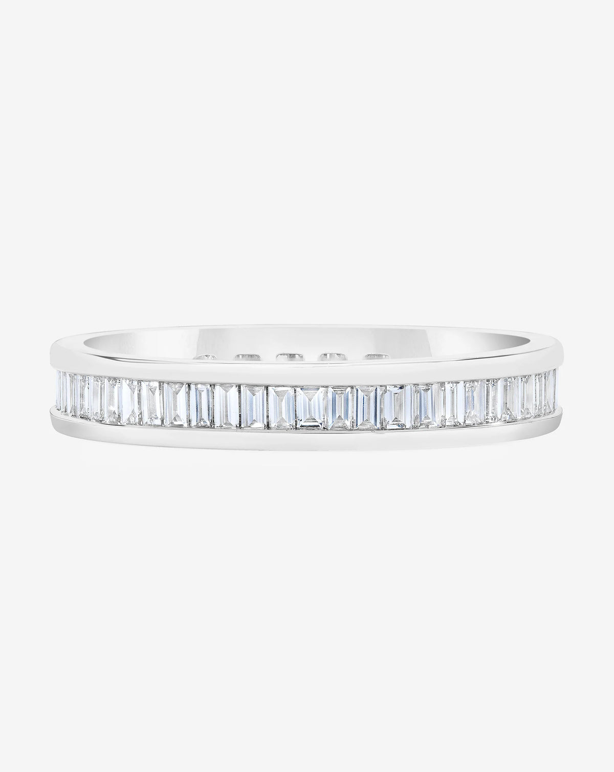 Baguette Diamond Channel Set Eternity Band