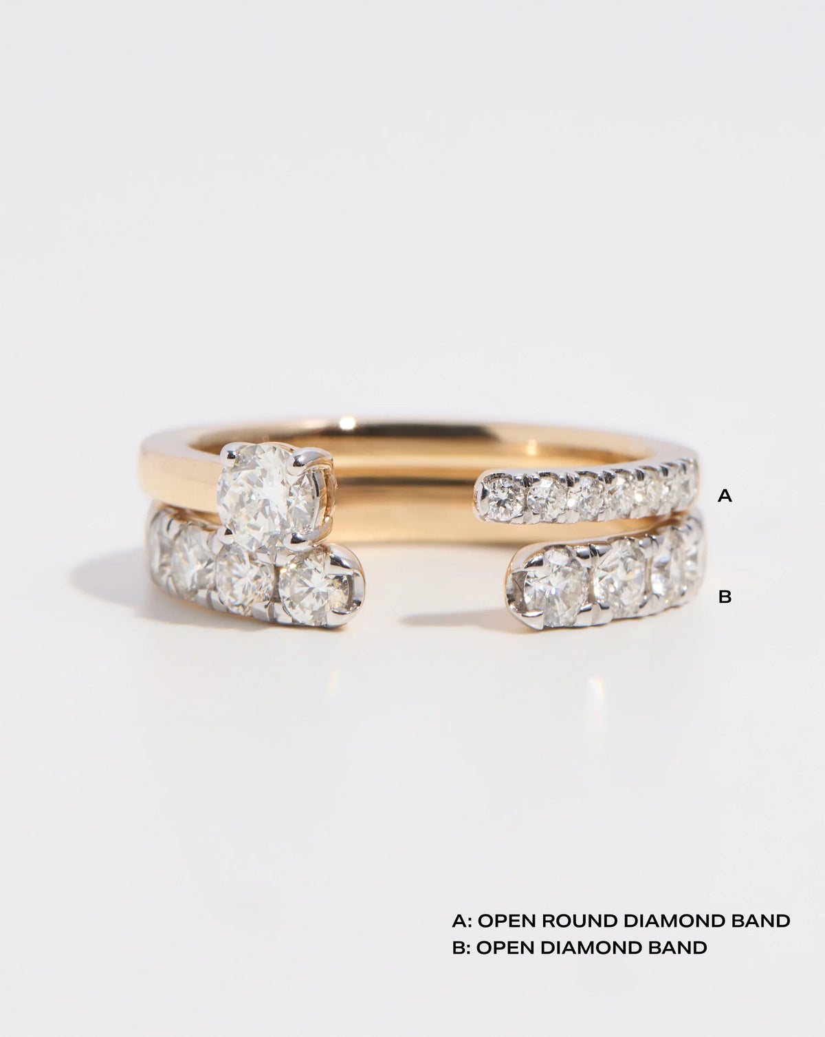 Open Round Diamond Band