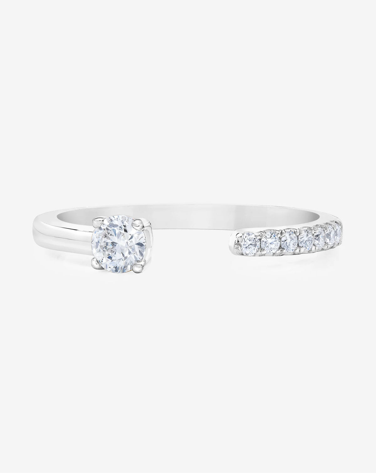 Open Round Diamond Band