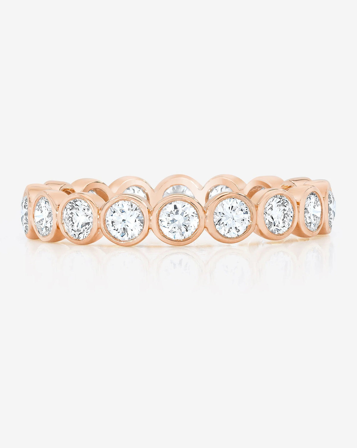 Round Bezel Eternity Band