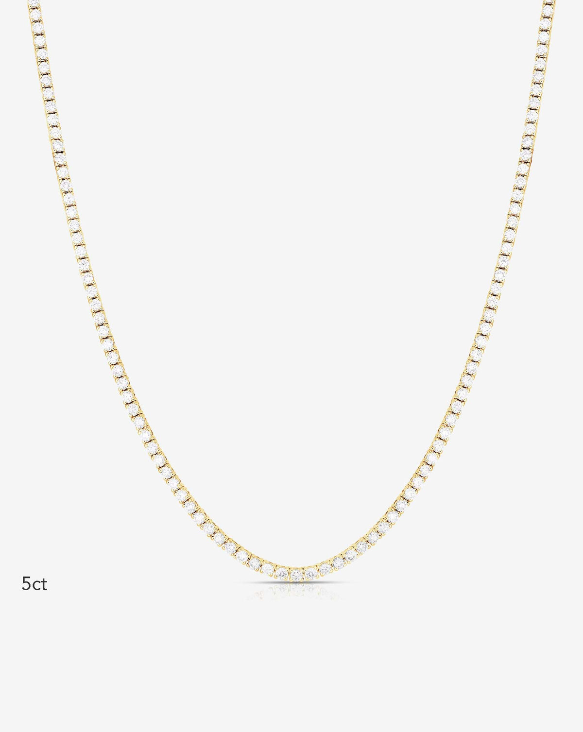 Classic Diamond Tennis Necklace